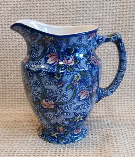 Ringtons blue floral chintz - floral,