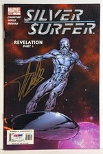 Stan Lee Signed Marvel Silver