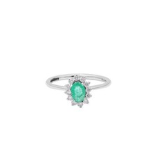 Natural green emerald - green,