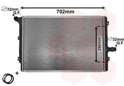 Radiator engine cooling fits - radiator,