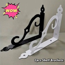 2pcs Iron Shelf Brackets