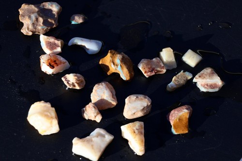 Nice coober pedy opal - coober, fossil