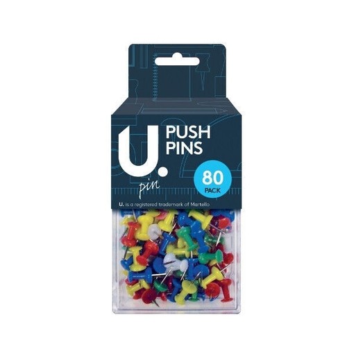 Push pins map notice cork - map,