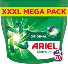 Ariel All in1 Original Pods Detergent Cleaning Power Washing Capsule 70 Pods
