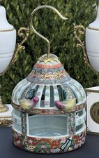 Vintage Chinoiserie Bird Cage
