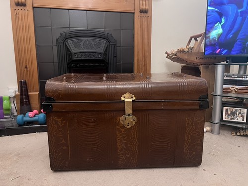 Antique japanned steel - antique,