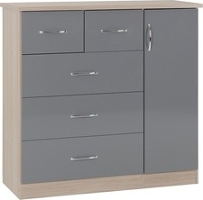 Seconique Nevada 5 Drawer Low