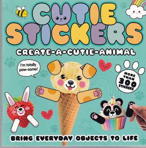 Cutie sticker book animals - cutie,