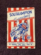 Speedway programme Southampton