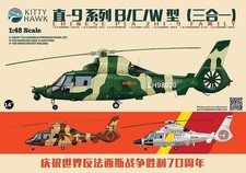 Kitty Hawk 80109  1:48th scale Eurocopter AS365 Chinese PLA ZHI-9 Family