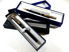 Waterman Ideal 18k Gold Fountain & Ballpoint Pens Vintage 750