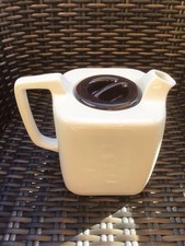 Teapot Replacement - Goblin Teasmade 855 K Square White Ceramic Jug Brown Lid