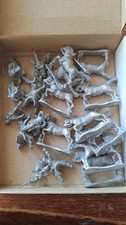 Hinchliffe Models  H4 horses and  soldiers, Rare, Vintage, unpainted