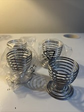 4x SPRING STYLE EGG CUPS