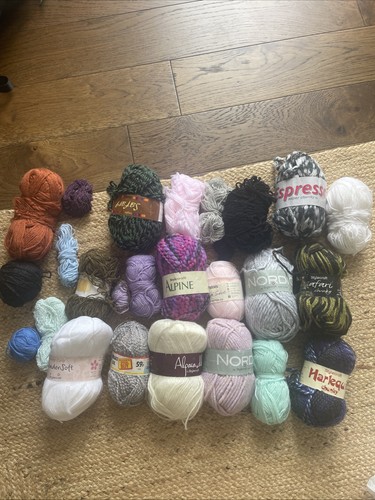 Mixed wool yarn - mixed,