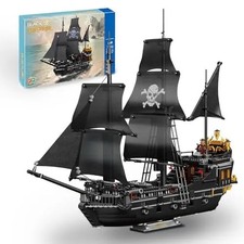 1424PCS Black Pirate Ship