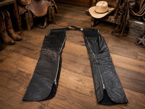 Vintage leather motorcycle - leather,