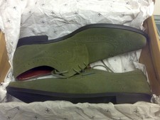 Lambretta Mens Suede Brogue Shoes UK 11