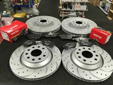FOR VW GOLF R MK7 2.0 DSG GTI PERFORMANCE CLUBSPORT EDITION 40 BRAKE DISCS PADS 