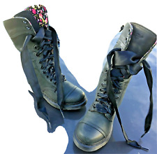 Dr Martens 1914 Triumph dark mirage nappa leather boots UK 4 EU 37 floral