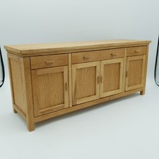 Unique Small Handmade Wooden Side Board Storage Trinket Box 34cm