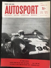 Autosport 16 October 1964 test Austin 1800 Hill Bonnier Ferrari wins Paris 1000k
