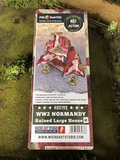 Micro Art Studio - 28mm Scale WW2 Normandy Ruined Large House #2 Bolt Action