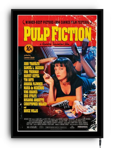 Pulp fiction light movie - up,
