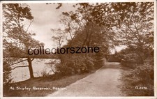 Heanor Derbyshire Shipley Reservoir Real photo postcard unposted Valentines