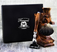 Vintage Badger Hair Shaving