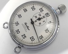 MADE IN GERMANY HANHART STOP WATCH MEN'S POCKET WIND UP POCKET SPORT WATCH.