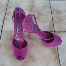 Ralph Lauren Magenta high heel