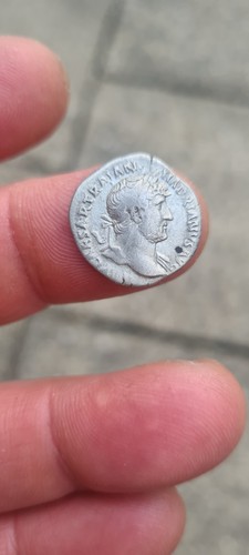 Hadrian roman denarius coin - roman,