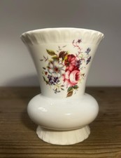 Vintage Coalport Bone China Small Floral  Detail Vase