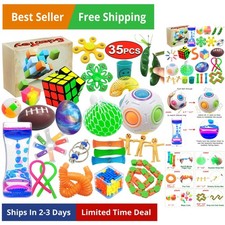 Fidget Toy Set, 35 Pcs Sensory