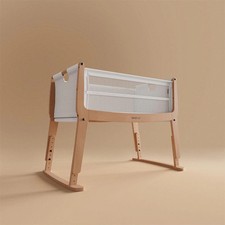Snuz SnuzPod Studio Bedside Crib - Stockholm Natural