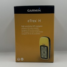 Garmin eTrex H Handheld GPS Navigator with original packaging and Instructions