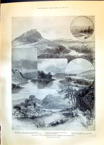 Old 1899 transvaal - war, natal
