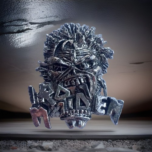 Iron maiden pin badge eddie - badge,,