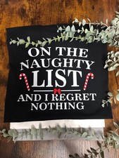 On NAUGHTY LIST And I Regret