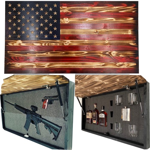 Gun concealment cabinet safe - gun,