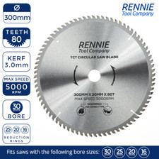 300mm x 80T TCT Circular Wood
