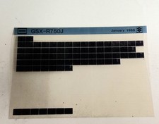 Suzuki GSXR 750 J Spare Parts List Microfiche (Jan 1988)