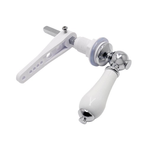 Ceramic toilet cistern lever - cistern,