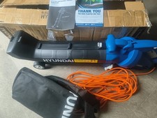 hyundai leaf blower hybv3000e 3 in 1 garden tool leaf blower, vacuum, mulcher