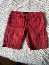 Henri Lloyd red cargo style Shorts 34W