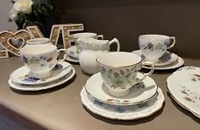 Vintage Bone China Shabby Chic Mismatch Afternoon Tea Set 