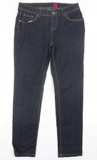 Yes Yes Womens Blue Cotton