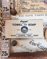 Vintage Towel Soap Advertising Packet