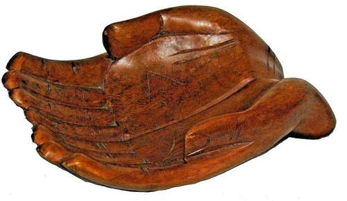Solid wooden hand carved - solid,